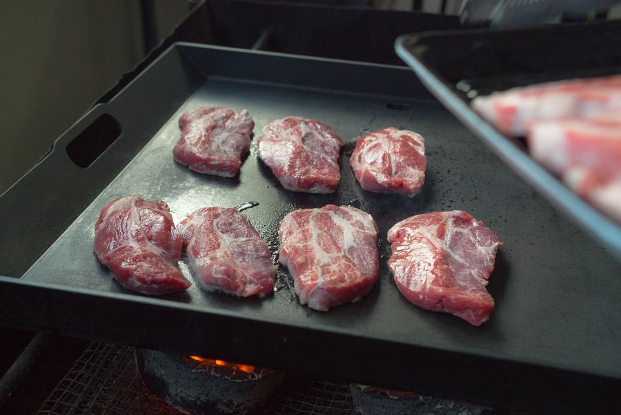 steak grillé sur plancha 